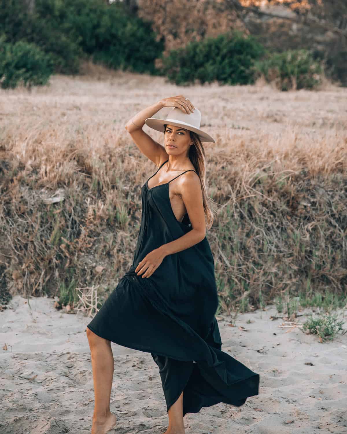 beautiful black maxi dress