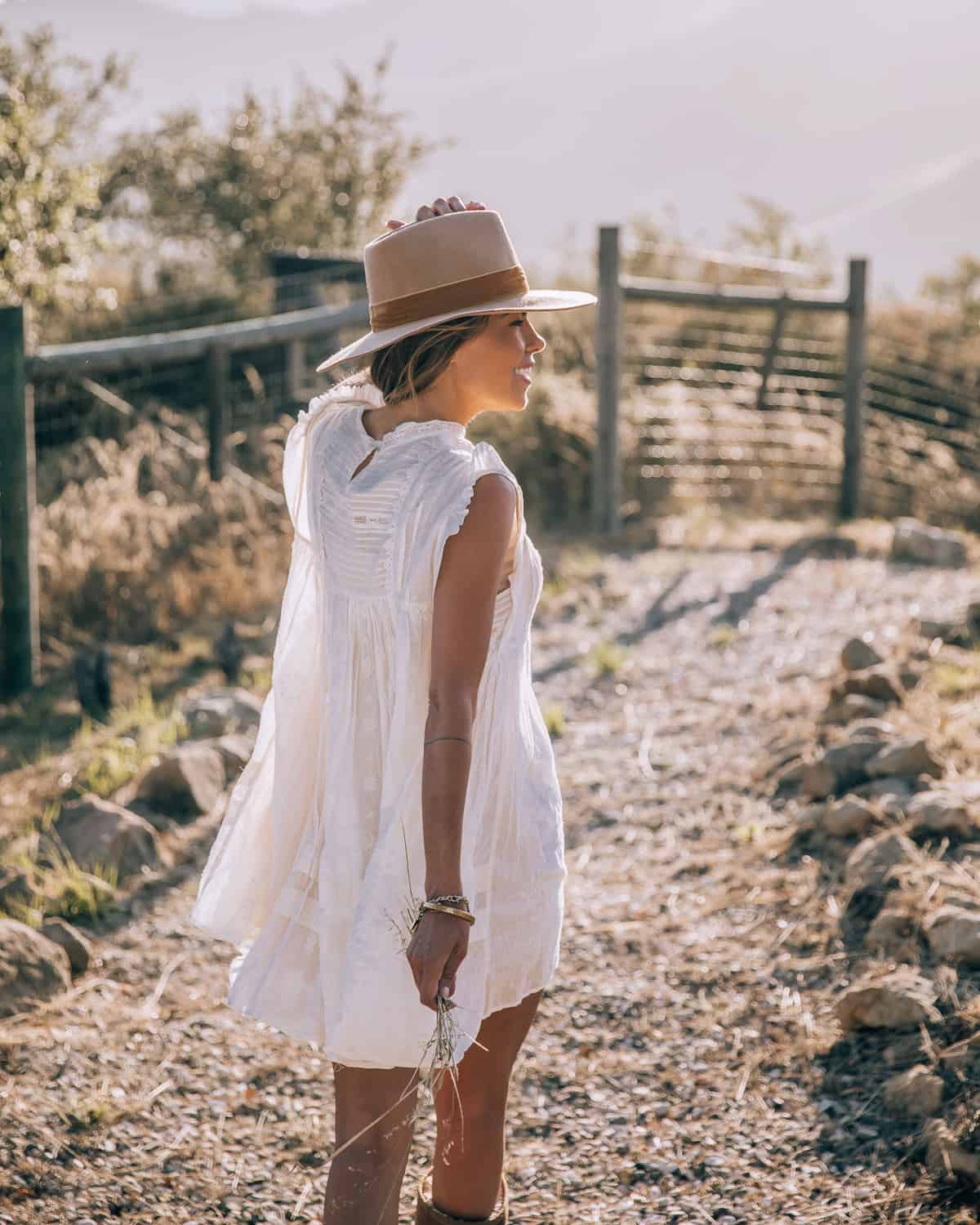 short white dress